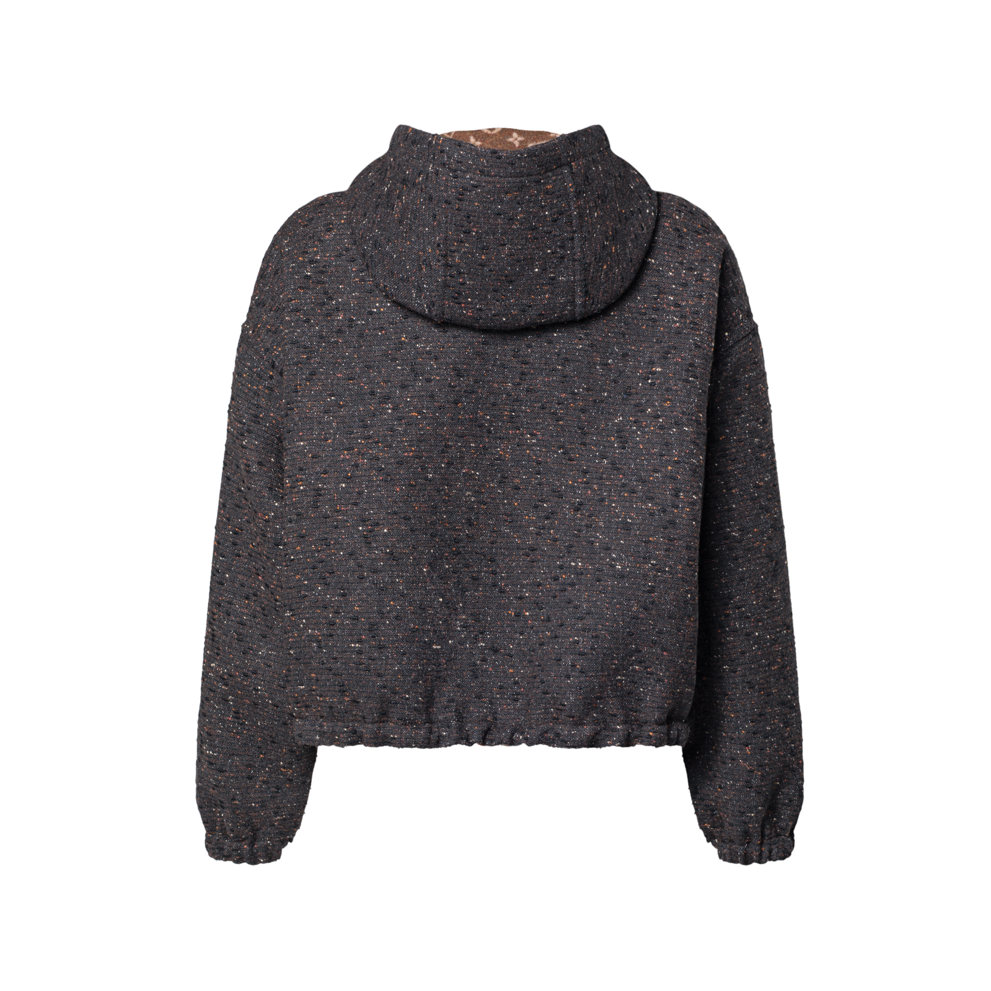 Hooded Bouclette Tweed Jacket - Luxury Brown | LOUIS VUITTON